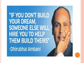 ppt on Dhirubhai Ambani.