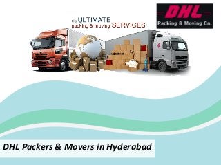 DHL Packers & Movers in Hyderabad
 