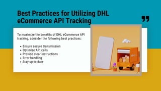 DHL eCommerce API v4 | PPTX
