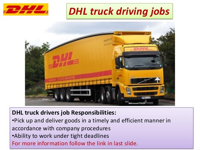 DHL truck driving jobs