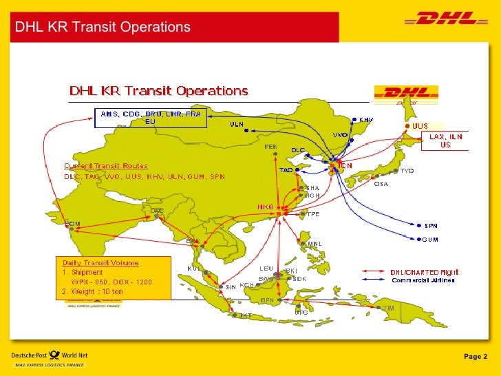 Dhl worldwide network(2011)