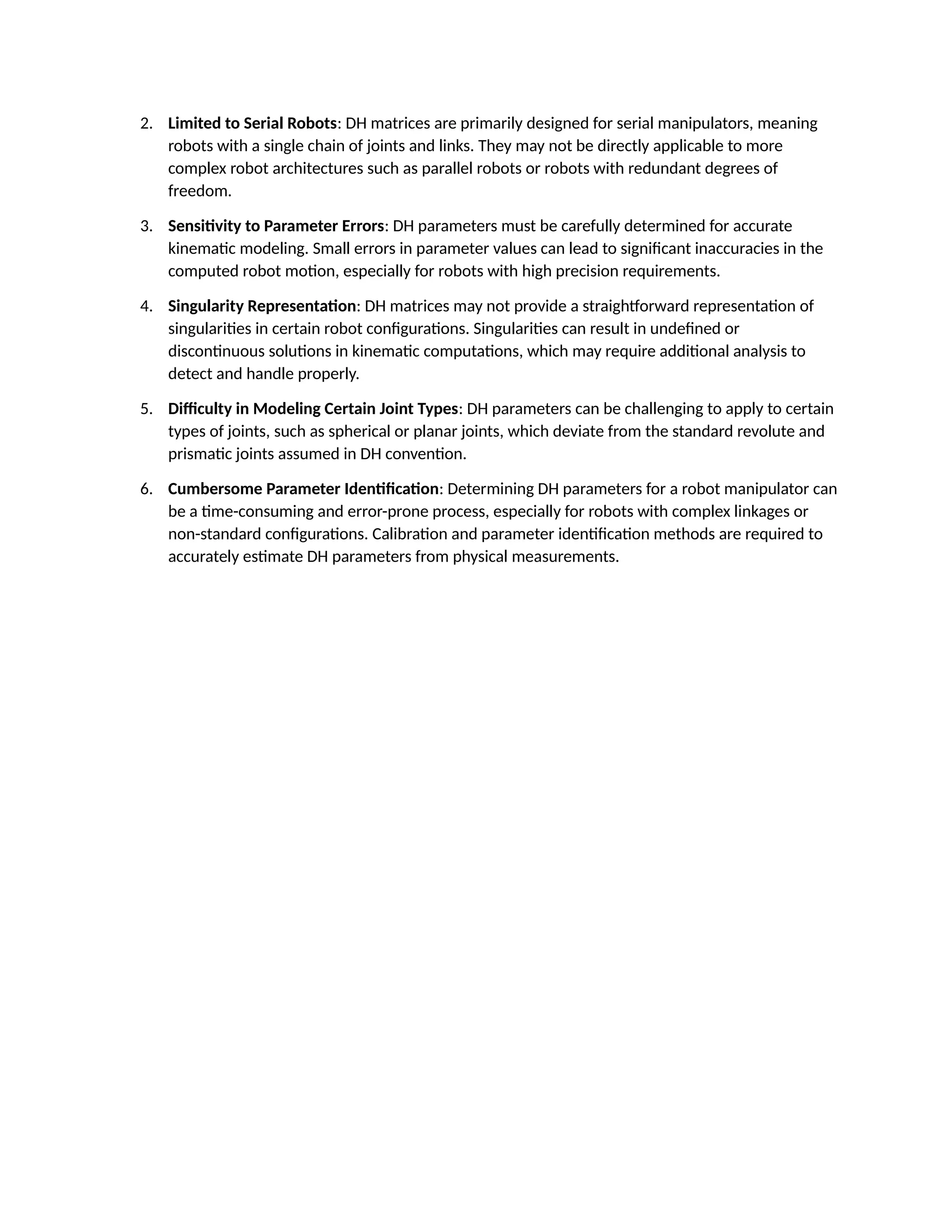 DH matrix or Denavit for robotics and its applications | DOCX