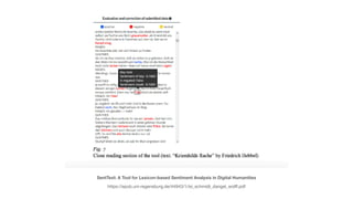 SentText: A Tool for Lexicon-based Sentiment Analysis in Digital Humanities
https://epub.uni-regensburg.de/44943/1/isi_schmidt_dangel_wol
ff
.pdf
 