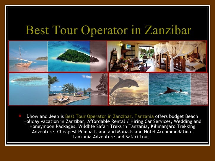 best tour operator zanzibar