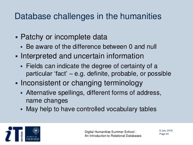 relational database definition in own words
