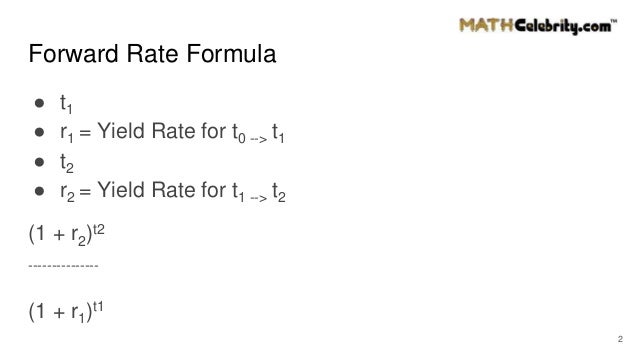 Forward Rate