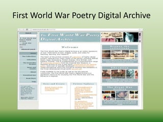 First World War Poetry Digital Archive 
 