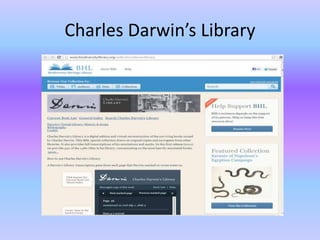 Charles Darwin’s Library
 