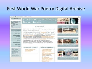 First World War Poetry Digital Archive
 
