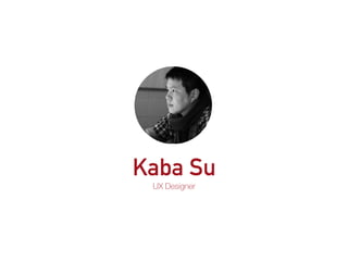 Kaba Su
UX Designer
 