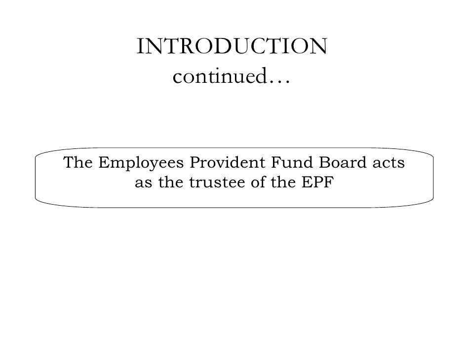Dhr 110 week 12 & 13 employees provident fund act 1991