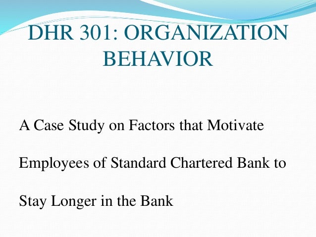 Organisation Theory Case Study Motivation at the