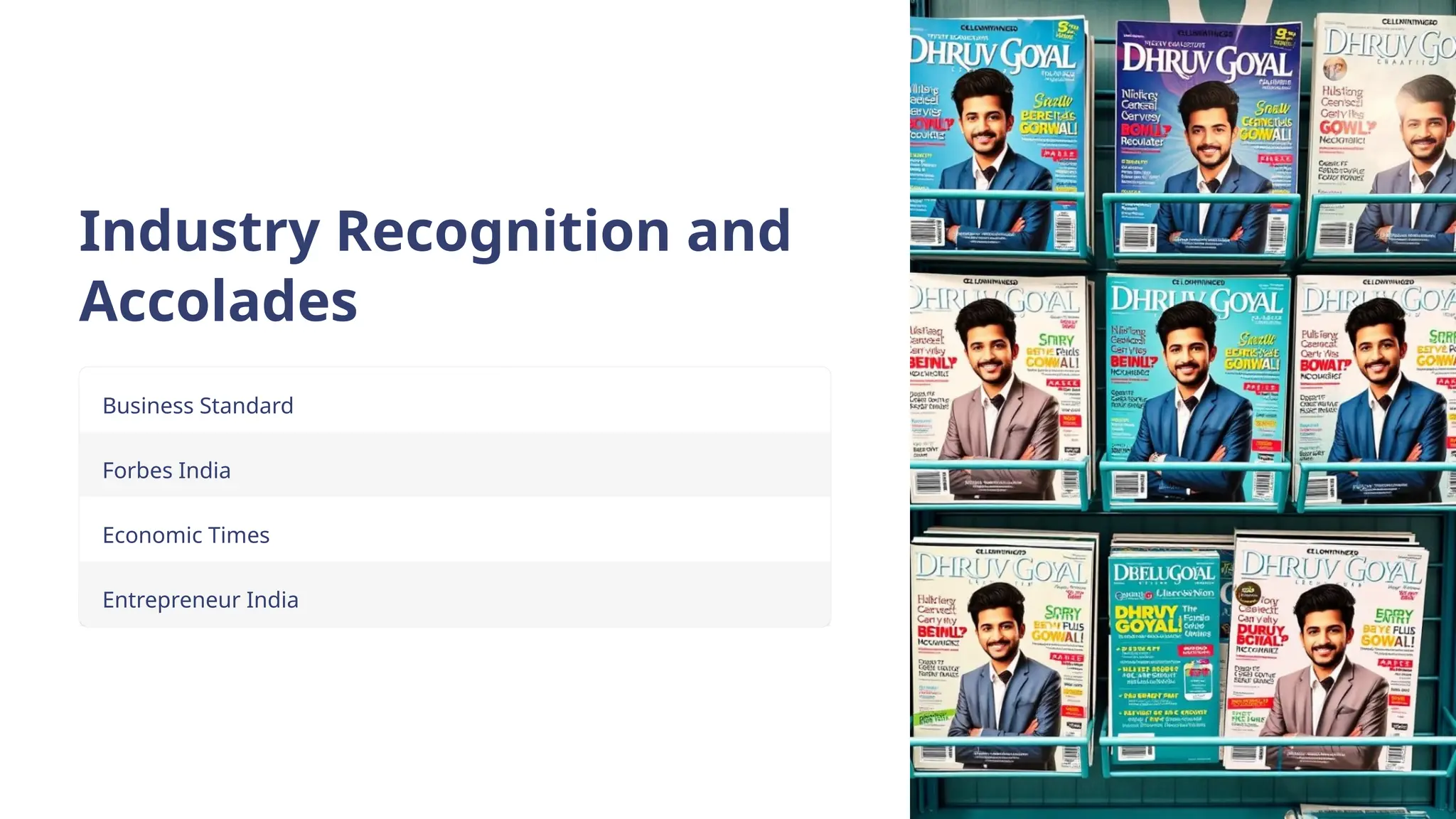Young Visionary Dhruv Goyal Redefines India’s Startup Ecosystem | PPTX