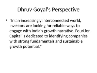 Dhruv Goyal – Visionary Leader in Venture Capital | PPTX