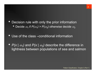 Bayesian Decision Theory and Pattern Classification Fundamentals | PDF