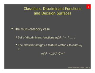 Minimum Error Rate Classification and Normal Density | PDF
