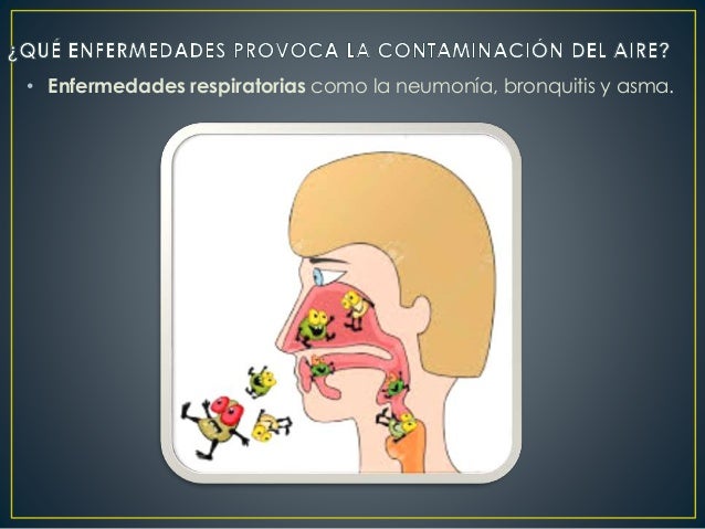 enfermedades causadas por la contaminación del aire
