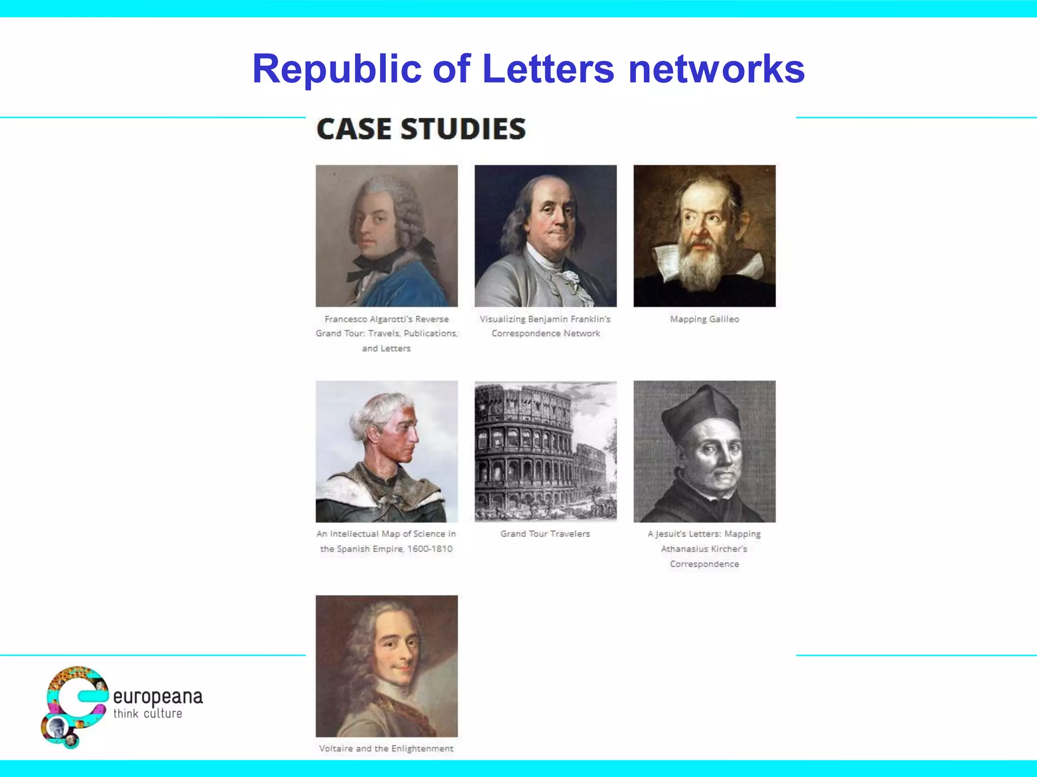 Republic of Letters networks

 
