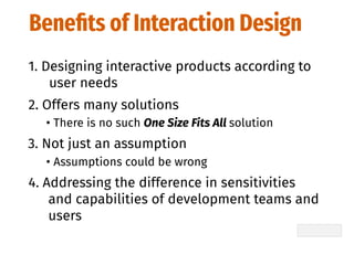 Designing Is Interative Interaction Design Concepts by FILKOM UB | PDF
