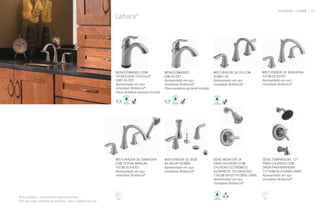 VICTORIAN / LAHARA 25
Lahara®
MONOCOMANDO COM
TECNOLOGIA TOUCH2O®
538T-SS-DST
Apresentado em aço
inoxidável Brilliance®
Placa protetora opcional incluída
MONOCOMANDO
538-SS-DST
Apresentado em aço
inoxidável Brilliance®
Placa protetora opcional incluída
MISTURADOR DE BANHEIRA
T2738-SS R2707
Apresentado em aço
inoxidável Brilliance®
MISTURADOR DE BANHEIRA
COM DUCHA MANUAL
T4738-SS R4707
Apresentado em aço
inoxidável Brilliance®
MISTURADOR DE 20,3 CM
3538LF-SS
Apresentado em aço
inoxidável Brilliance®
Mais produtos e acabamentos estão disponíveis.
Para ver a lista completa de produtos, visite o deltafaucet.com.
MISTURADOR DE BIDÊ
44-SSLHP H238SS
Apresentado em aço
inoxidável Brilliance®
SÉRIE TEMPASSURE 17T
PARA CHUVEIRO COM
SAÍDA PARA BANHEIRA
T17T438-SS R10000-UNBX
Apresentado em aço
inoxidável Brilliance®
SÉRIE MONITOR 14
PARA CHUVEIRO COM
CHUVEIRO ECONÔMICO
H2OKINETIC TECHNOLOGY
T14238-SSH2O R10000-UNBX
Apresentado em aço
inoxidável Brilliance®
 