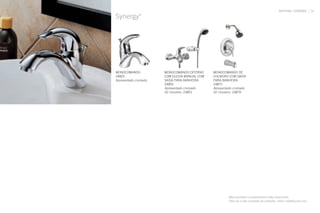 RHYTHM / SYNERGY 29
Synergy®
MONOCOMANDO
24825
Apresentado cromado
MONOCOMANDO EXTERNO
COM DUCHA MANUAL COM
SAÍDA PARA BANHEIRA
24850
Apresentado cromado
Só chuveiro: 24851
Mais produtos e acabamentos estão disponíveis.
Para ver a lista completa de produtos, visite o deltafaucet.com.
MONOCOMANDO DE
CHUVEIRO COM SAÍDA
PARA BANHEIRA
24875
Apresentado cromado
Só chuveiro: 24876
 
