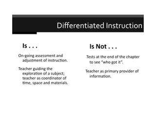 Differentiated Instruction- Reaching all Students | PDF | Educational ...