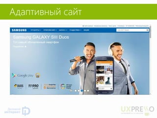 Адаптивный сайт  