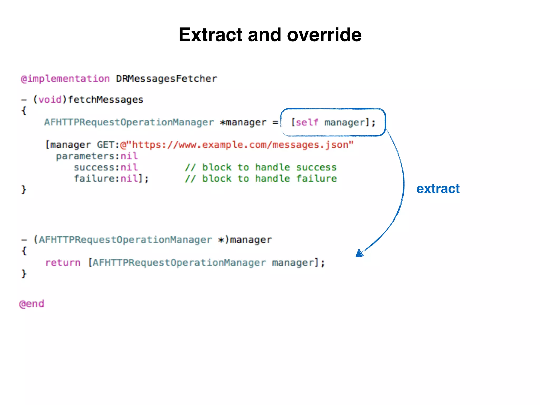 extract
Extract and override
 