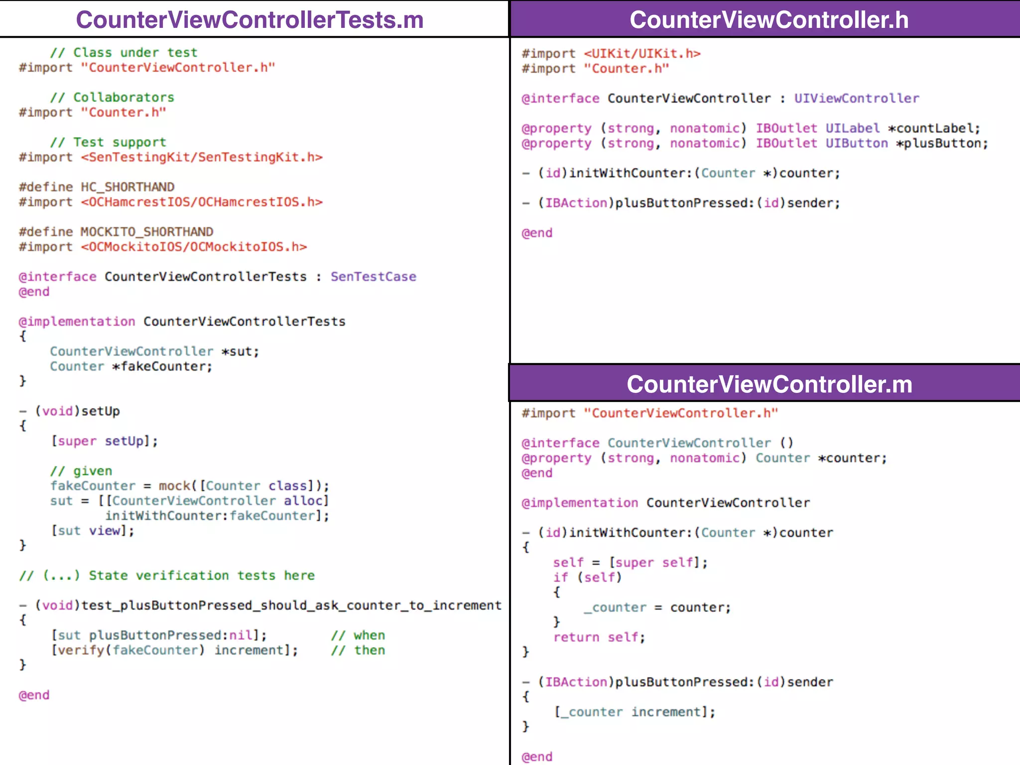 CounterViewController.h
CounterViewController.m
CounterViewControllerTests.m
 