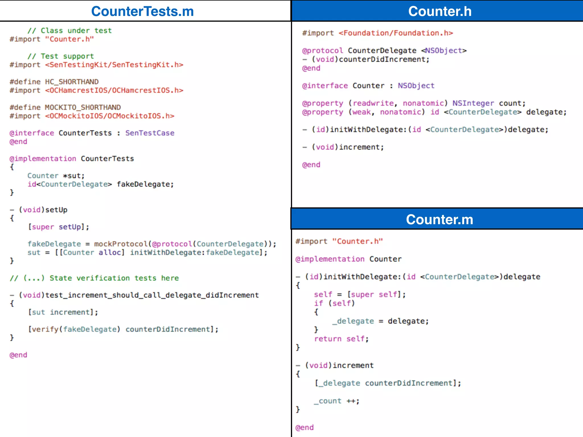 Counter.h
Counter.m
CounterTests.m
 