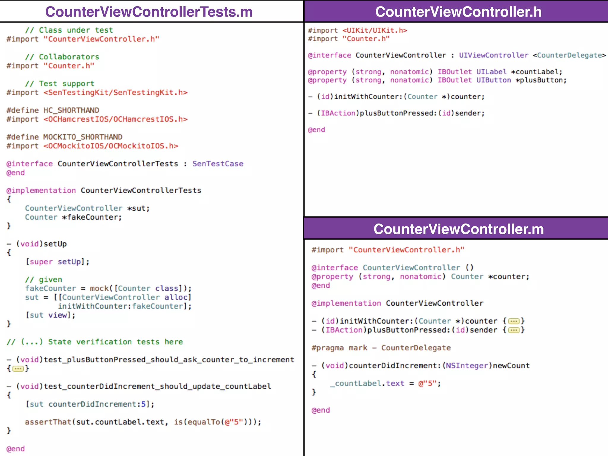 CounterViewController.h
CounterViewController.m
CounterViewControllerTests.m
 