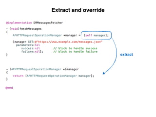 extract
Extract and override
 