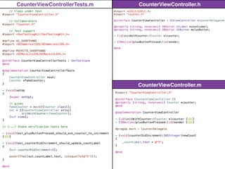 CounterViewController.h
CounterViewController.m
CounterViewControllerTests.m
 