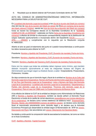 Anexo 1 de la Disposición 1/2021 del INAES.