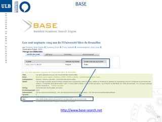 BASE 
http://www.base-search.net 
23 
 