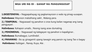 Naganap Examples DI - GANAP NA PANGUNGUSAP Mga salita.pptx