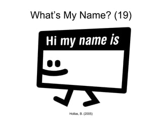 What’s My Name? (19) 