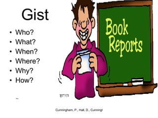 Gist Who? What? When? Where? Why? How?                                                                                                                                                                                                                       Site 