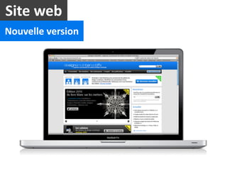 Site	
  web
Nouvelle	
  version
 