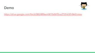 Demo
https://drive.google.com/file/d/0B24RNwmWYSdNTEozZTZhV2FrNk0/view
 