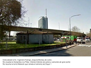 Vista desde la Av. Ingeniero Huergo, esquina Moreau de Justo.
Se visualiza la Autopista a La Plata. Intenso tránsito de au...