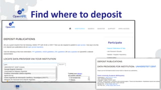 Find where to deposit
13
 