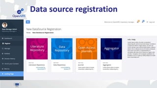 Data source registration
 