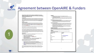 Agreement between OpenAIRE & Funders
68
1
 