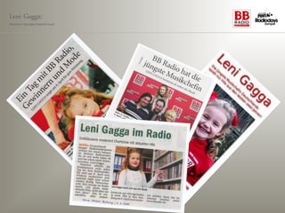 Leni Gagga:
Germany‘s youngest head of music
 