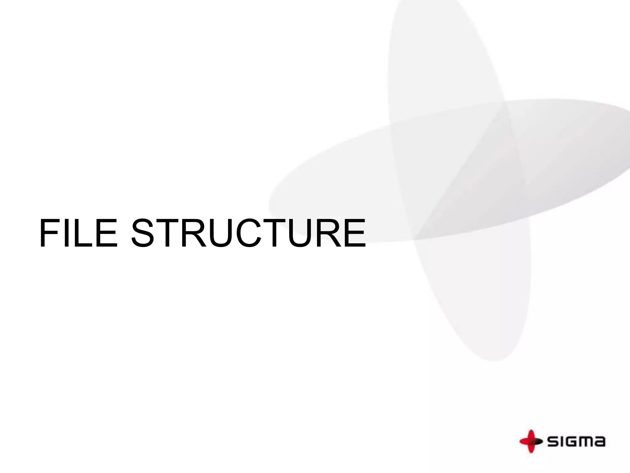 FILE STRUCTURE
 