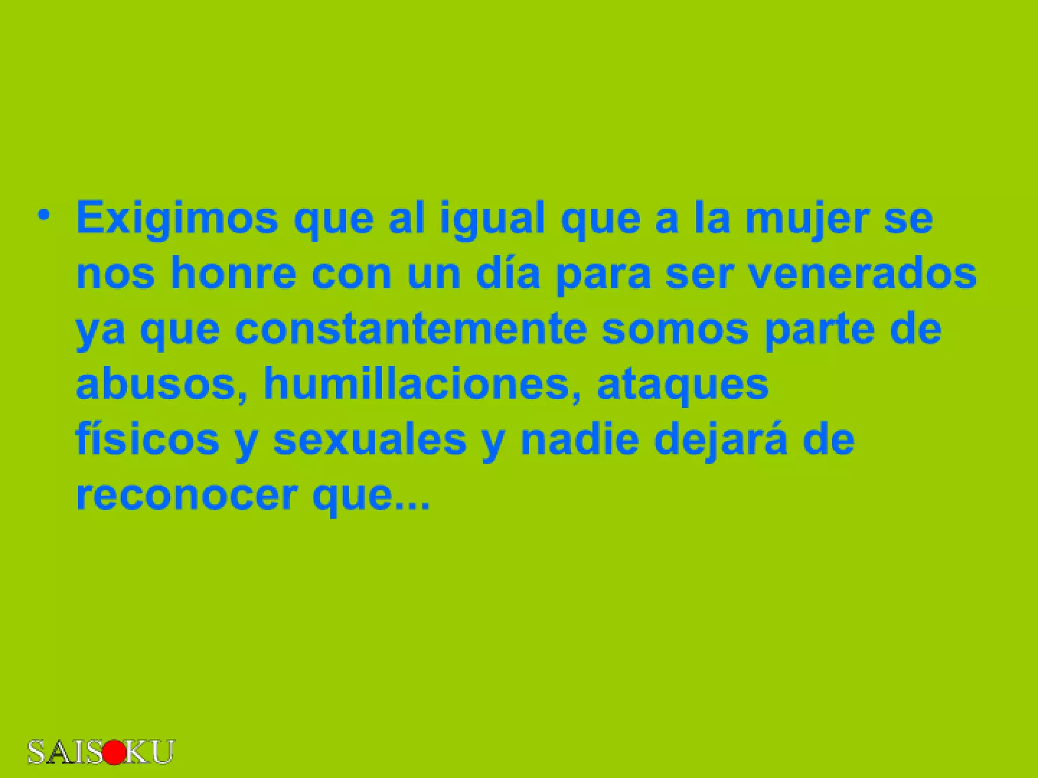 Dia Internacional Del Hombre PPT