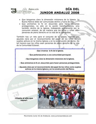 Día del Junior Andaluz \'08