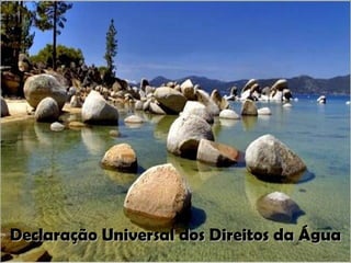 Declaração Universal dos Direitos da Água 