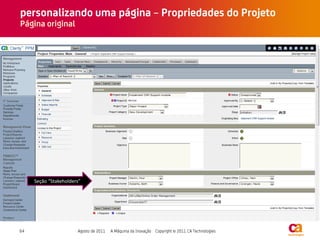 Seção “Stakeholders”
 